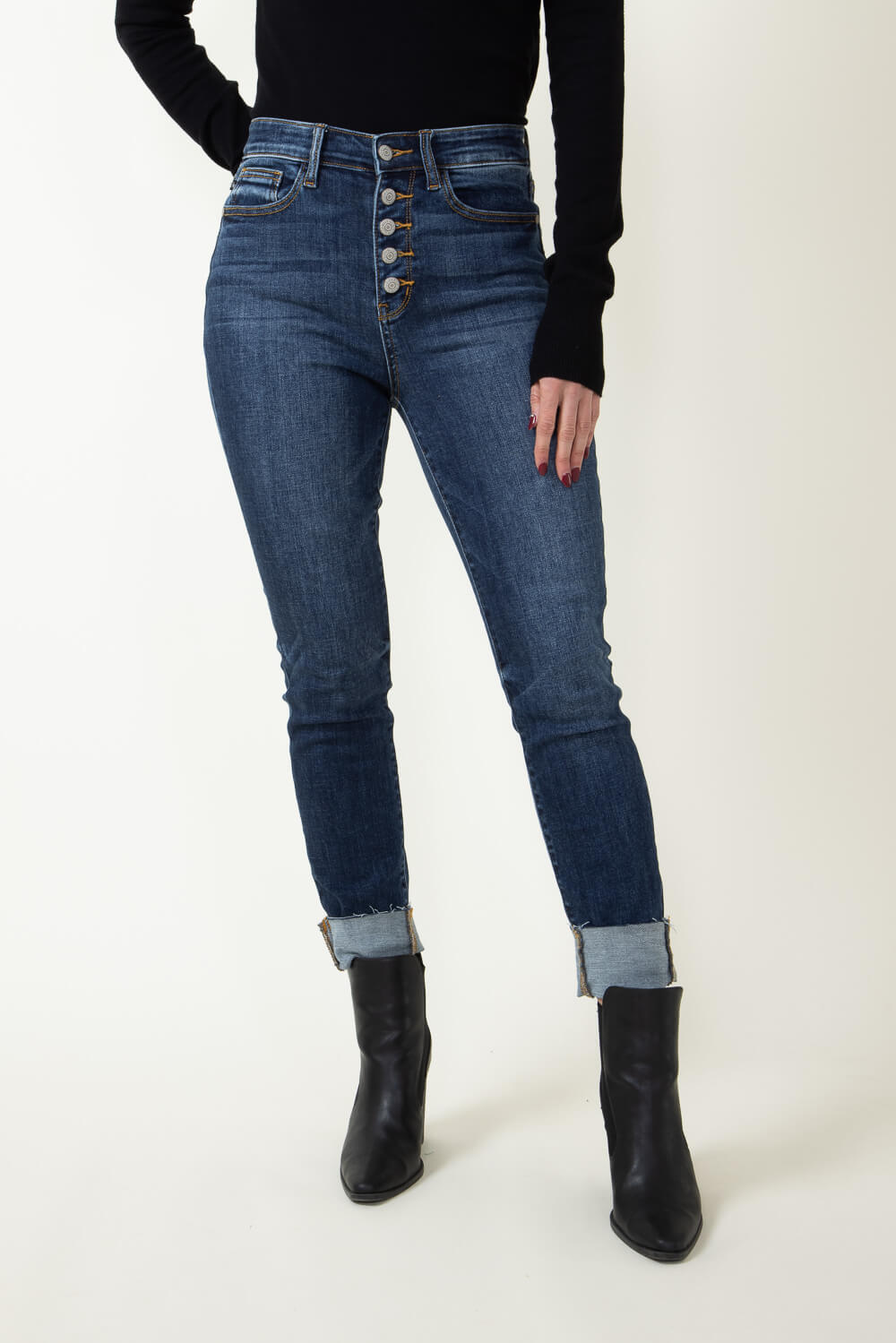 Seine High Rise Skinny Jeans 30 Inch - Odeon Blue | Universal Standard